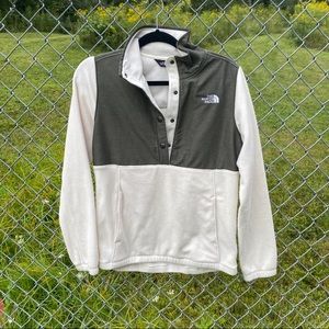 North face button up fleece